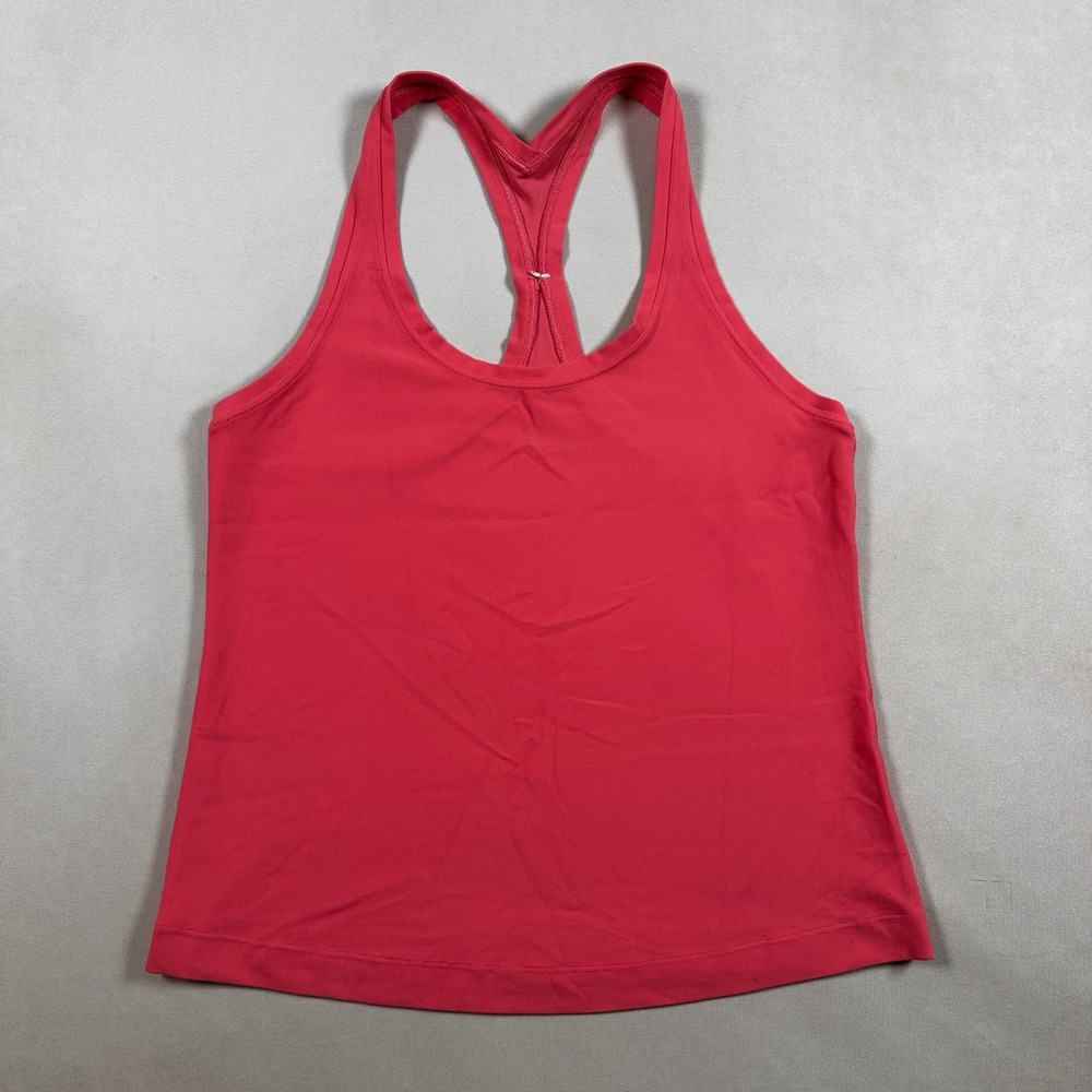 Lululemon Tank Top Women's Deep Coral Racerback Athletic Workout No Size Tag